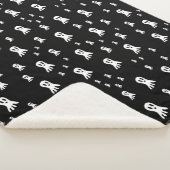 Dark Halloween Ghosts Sherpadecke (3/4)