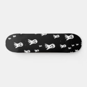 Dark Halloween Ghosts Skateboard (Horizontal)