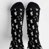 Dark Halloween Ghosts Socken (Oben)