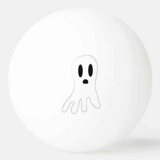Dark Halloween Ghosts Tischtennisball (Vorderseite)