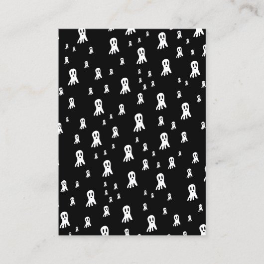 Dark Halloween Ghosts Treuekarte (Vorderseite)