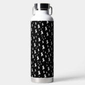 Dark Halloween Ghosts Trinkflasche (Vorderseite)