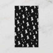 Dark Halloween Ghosts Visitenkarte (Vorderseite)