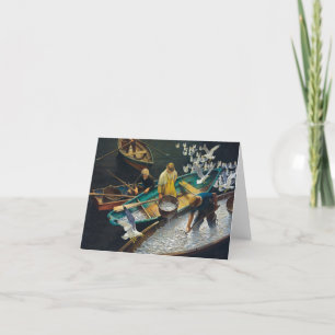 Dark Harbour Fishermen von Newell Convers Wyeth Dankeskarte