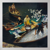 Dark Harbour Fishermen von Newell Convers Wyeth Poster (Vorne)