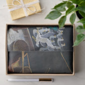 Dark Harbour Fishermen von Newell Convers Wyeth Seidenpapier (Geschenk)