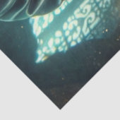 Dark Harlequin Woman Decoupage Paper Seidenpapier (Ausschnitt)