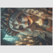 Dark Harlequin Woman Decoupage Paper Seidenpapier (Vorderseite)