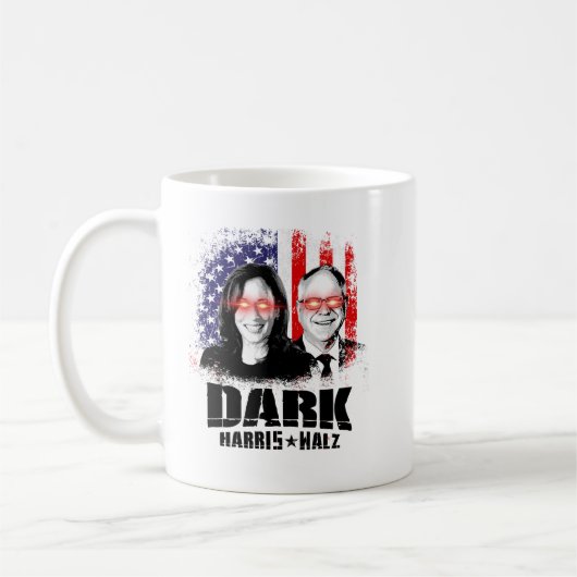 Dark Harris Walz 2024 Kaffeetasse (Links)