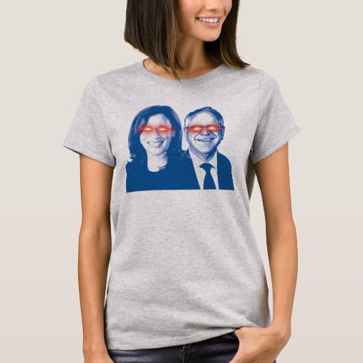 Dark Harris Walz T-Shirt (Vorderseite)