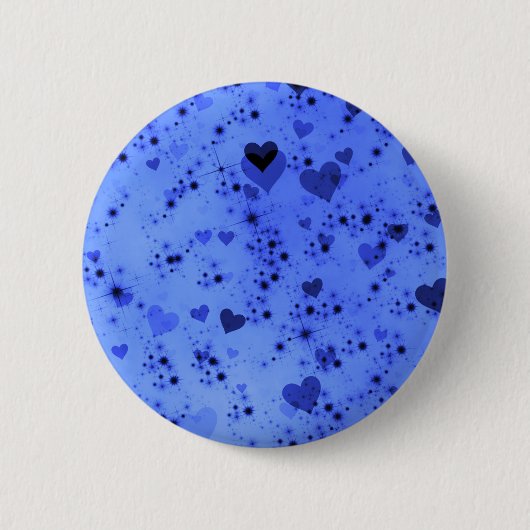 Dark Heart Bokeh Pattern One Button (Vorderseite)