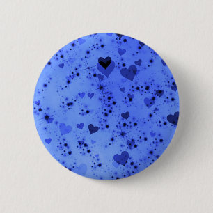 Dark Heart Bokeh Pattern One Button