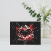 Dark Heart Postcard Postkarte (Stehend Vorderseite)