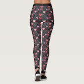 Dark Hearts Goth Leggings (Rückseite)