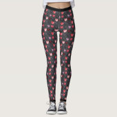 Dark Hearts Goth Leggings (Vorderseite)
