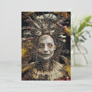 Dark Hexe Halloween Einladung