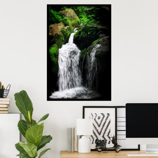 Dark Hollow Falls Print #4982 Poster (Heimbüro)