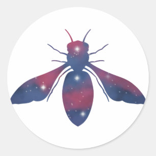 Dark Honeybee Starscape Sticker