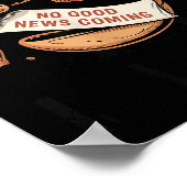 Dark Humor Cynical Sarcastic Emotional Honesty Pes Poster (Ecke)