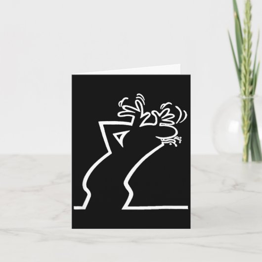 Dark Humor Sarcasm Funny Quote Witty Irony Office Karte (Vorderseite)