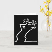 Dark Humor Sarcasm Funny Quote Witty Irony Office Karte (Gelbe Blume)