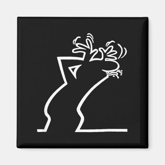 Dark Humor Sarcasm Funny Quote Witty Irony Office Magnet (Vorne)