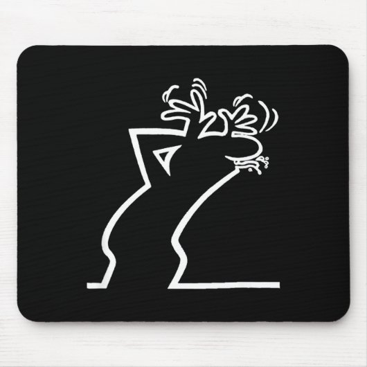 Dark Humor Sarcasm Funny Quote Witty Irony Office  Mousepad (Vorne)