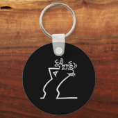 Dark Humor Sarcasm Funny Quote Witty Irony Office Schlüsselanhänger (Vorderseite)