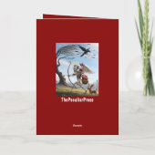 Dark Humour Valentine's Day Feiertagskarte (Rückseite)