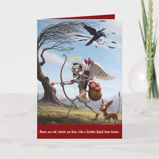 Dark Humour Valentine's Day Feiertagskarte (Vorderseite)