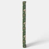 Dark Hunter Green Fungi Seamless Sophisticated Samsung Galaxy Hülle (Linke Seite)