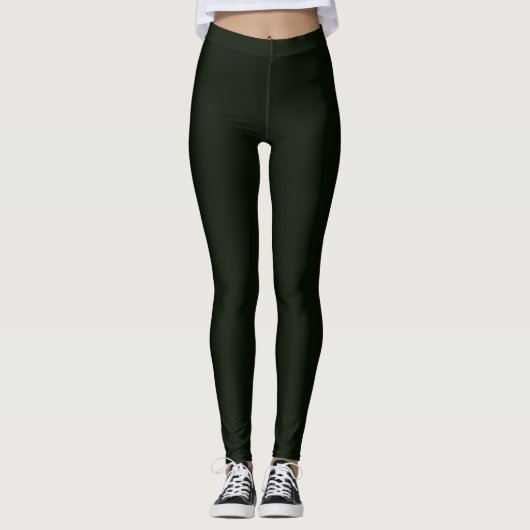 Dark Hunter Green Leggings (Vorderseite)