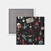 Dark Hygge Christmas Poster Magnet (Vorderseite/Rückseite)