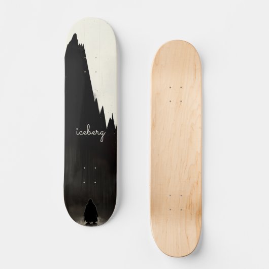 Dark Iceberg Skateboard (Vorderseite)