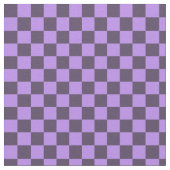 Dark Indigo und Blass Violet Checkerboard Stoff (Nahaufnahme)
