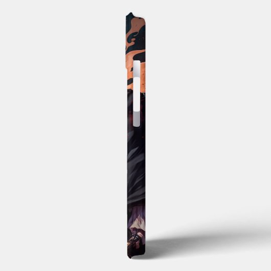 Dark iPhone 13 Case mit Bold Anime Inspiriert (Rückseite / Links)