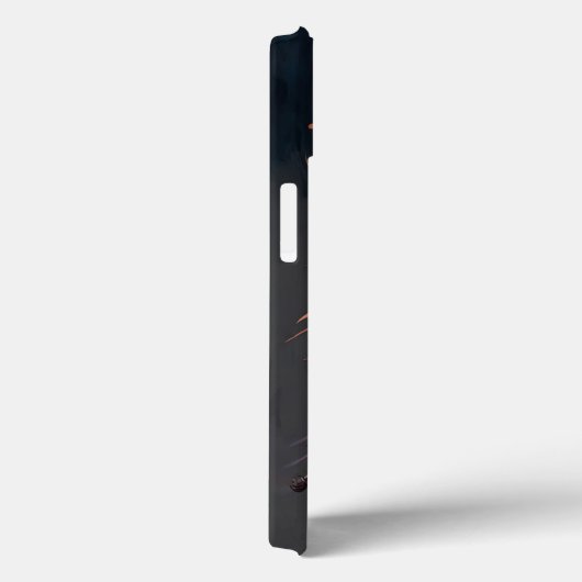 Dark iPhone 13 Case mit Bold Anime Inspiriert (Rückseite / Rechts)