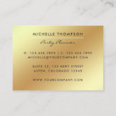 Dark Iridescent Balloons Event Coordinator Busine Visitenkarte (Rückseite)