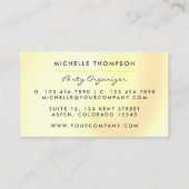 Dark Iridescent Balloons Event Coordinator Visitenkarte (Rückseite)