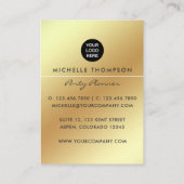 Dark Iridescent Balloons Event Coordinator Visitenkarte (Rückseite)