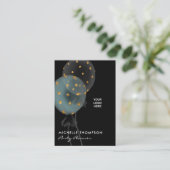 Dark Iridescent Balloons Event Coordinator Visitenkarte (Stehend Vorderseite)