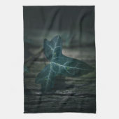 Dark Ivy Leaf Nature Foto Geschirrtuch (Vertikal)