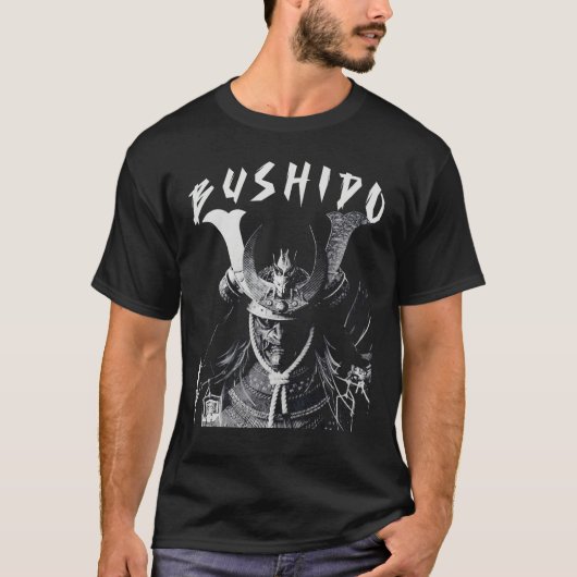 Dark Japanese Ghost Samurai Warrior Bushido Way Ae T-Shirt (Vorderseite)