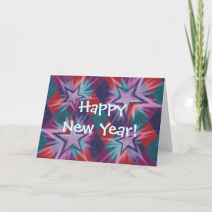 Dark Jester 'Happy New Year' Grüße Karte! Feiertagskarte