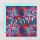 Dark Jester Party Einladung (Vorne/Hinten)