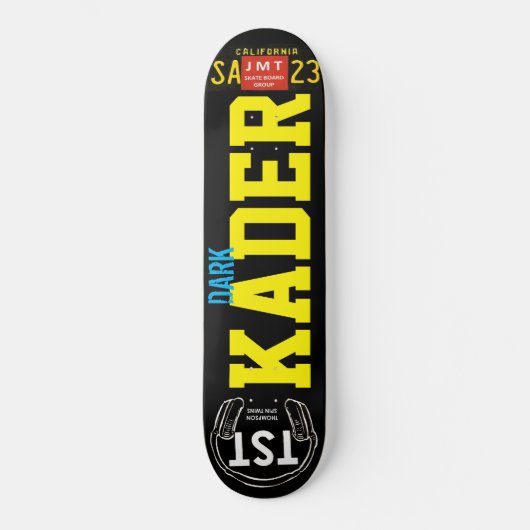 DARK KADER Skateboard (Vorderseite)