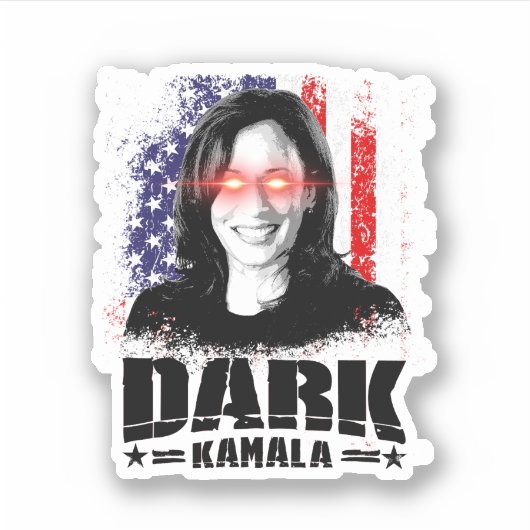 Dark Kamala Aufkleber (Vorderseite)