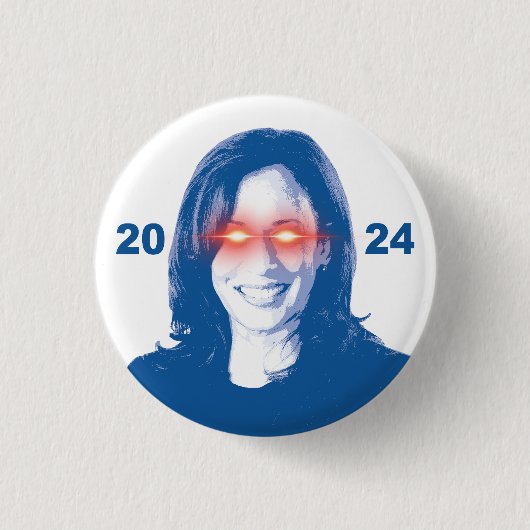 Dark Kamala Harris 2024 Button (Vorderseite)