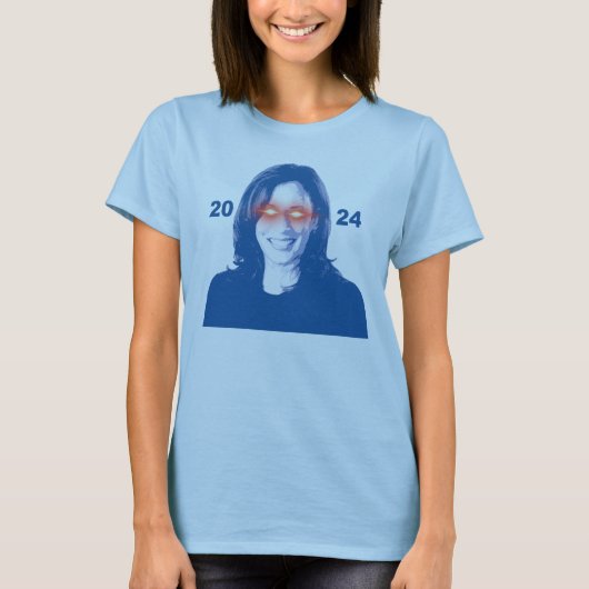 Dark Kamala Harris 2024 T-Shirt (Vorderseite)