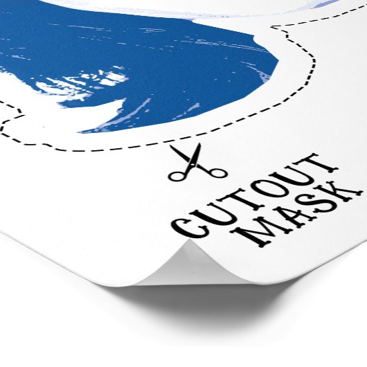 Dark Kamala Kostümmaske Poster (Ecke)